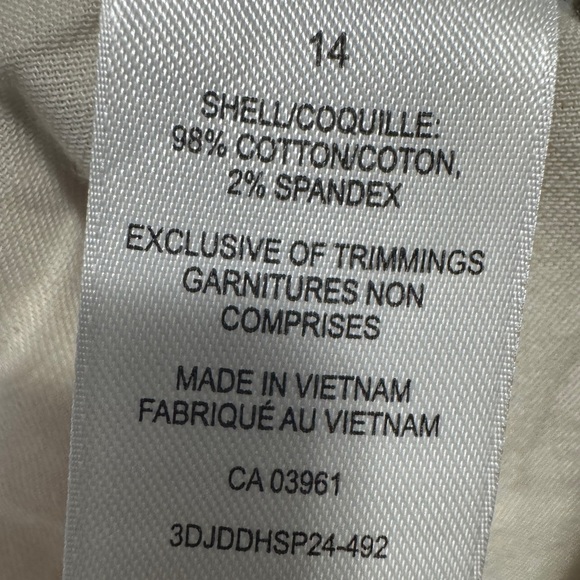 Denver Hayes Hi-Rise Straight Crop Pants Beige - Picture 12 of 13